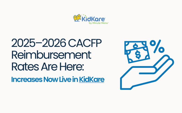CACFP reimbursement rates